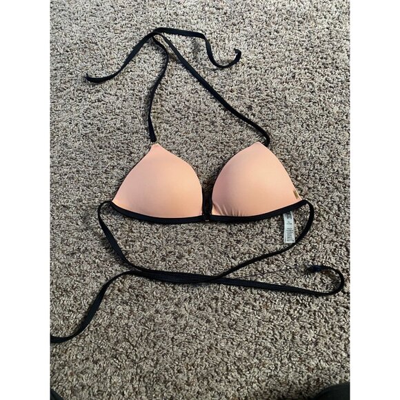 Victoria's Secret Other - Victoria's Secret PINK Peach Bikini Top Women's Size M